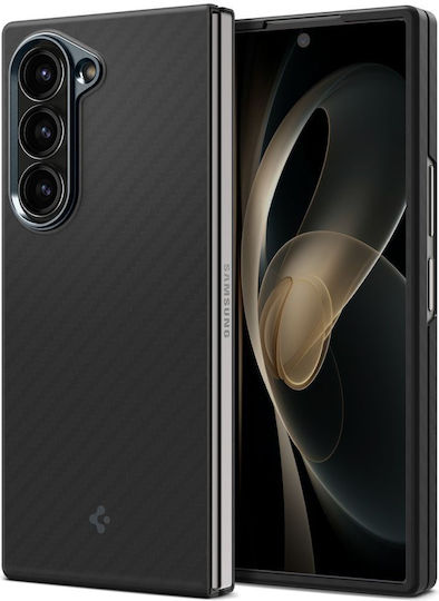 Spigen Airskin Umschlag Rückseite Aramid Fiber 0.9mm Schwarz (Galaxy Z Fold6)