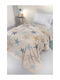 Guy Laroche Cosmos Blanket Fleece Single 160x220cm Natural