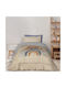 Das Home Kids Duvet Cover Single with Hollowfiber Filling 4925 Beige, Grey 160x220cm