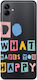 Samsung A04 Do What Makes Transparent Silicone TPU Case