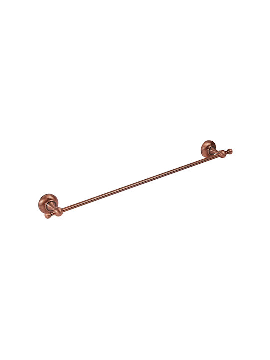 Geesa Single Wall-Mounted Bathroom Rail ​50x50cm Silver
