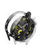 Huawei Watch Gt 4 46mm Pc + Tempered Glass Integrated Watch Protective Case Graduated Dial Black