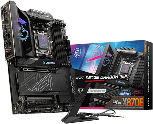 MSI MPG X870E CARBON WIFI Motherboard ATX με AMD AM5 Socket 7E49-001R