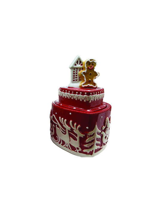 AGC Christmas Cookie Jar L12xW10xD17cm.