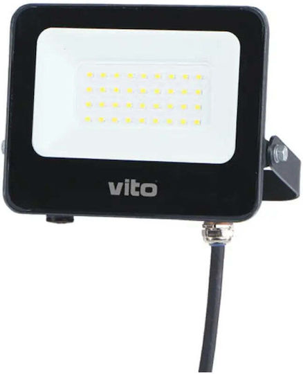 Vito Водоустойчив LED Прожектор 30W Неутрално Бяло 4000K IP65
