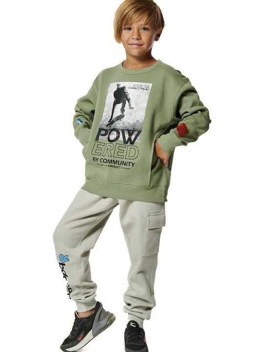 Body Action Kids Sweatshirt with Hood and Pocke...