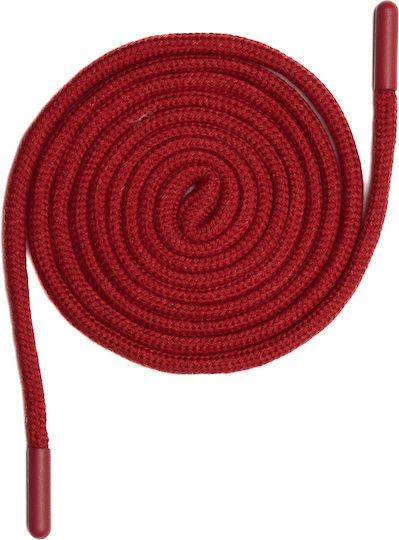 Lace 1.4m Round Lace 0.5cm Bordeaux 3059 604 05 80 + Plastic End Bordeaux 22*5mm