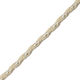 Rayon-Spitzen-Design Hellgelb 0,7 cm Meter