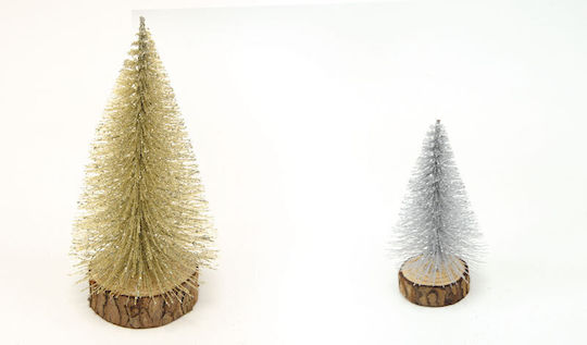 Weihnachtsdekoration Baum 10cm Silber