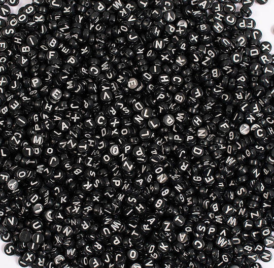 Playbox Plastice Mărgele Artizanale Negre 500buc 7.5mm