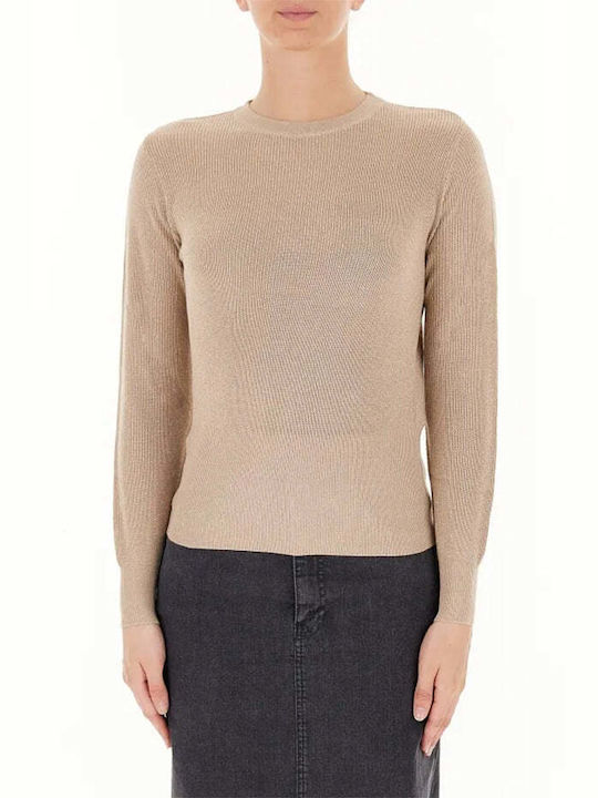 Marella Women's Long Sleeve Sweater Camel