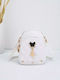 Knitted Women's Backpack White
