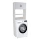 Ankor Cabinet de baie Mobilier pentru baie L64xA30xÎ180cm Alb
