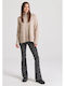 Women's Sweater Woolen Vitage Beige