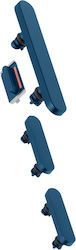 Clappio Power Volume Mute Button Iphone 13 13 Mini Blue Clappio Power Volume Mute Button Iphone 13 13 Mini Blue