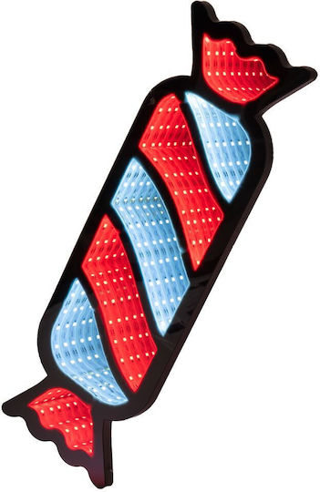 GRC Tech Beleuchtet Weihnachtliche Figur Süßigkeiten Höhe 60cm