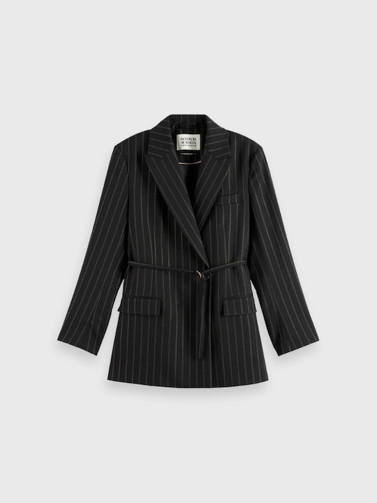 Scotch & Soda Women's Blazer Black