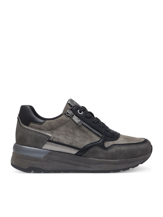 Marco Tozzi Γυναικεία Sneakers Anthracite Combo