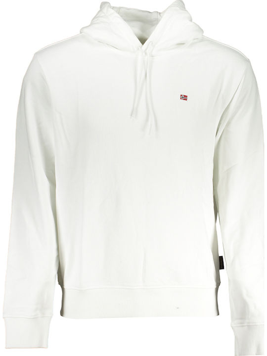 Napapijri Balis Sweatshirt with Hood White