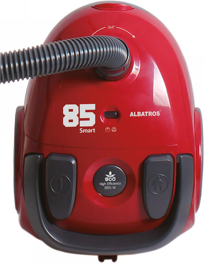 Albatros Smart 85 Eco Staubsauger 850W Eingetütet 1.8Es Rot