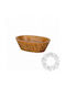 e-exoplismos Serving Bowl Oval Wooden Black 2pcs
