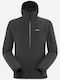 Trackshell Jacke Wasserdicht und Winddicht Black