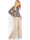 Kids' Palazzo Pants Beige