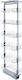 Kukoo Ausziehbarer Soft-Close-Küchenschrank – 46 cm T x 170-195 cm H