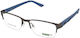 PUMA Metal Eyeglass Frame Brown PU0472O 005