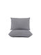 SpitiBazaar Line Pillowcase Set Light Grey 50x70cm.