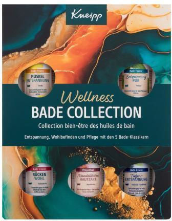 Kneipp Bath Oil Wellness Hautpflegeset für Reinigung Körperreinigung 5Stück