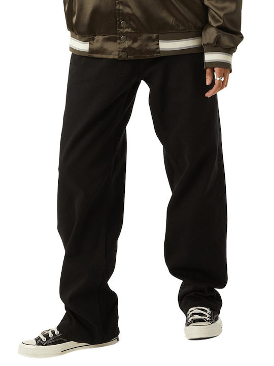 HUF Men's Jeans Pants Regular Straight Fit Black