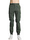 Men's Cargo Elastic Regular Fit Khaki Trousers