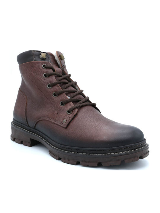 Pegada Leather Brown Men's Boots