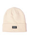 Beanie Unisex Beanie Knitted in Ecru color