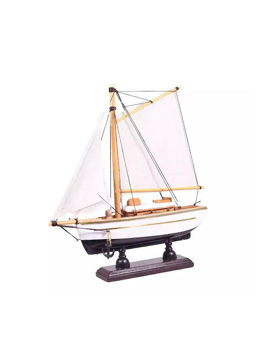 Sailing Decorative Wooden 20cm White