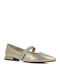 Damen Ballerinas in Gold Farbe