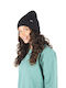 Beanie Beanie Knitted in Black color