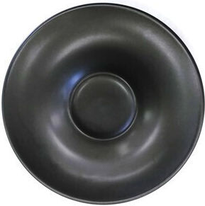 AXA Porcelaine Cup Saucer Porcelain Black (1pcs)