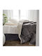 Gofis Home Комбинирано одеяло Единично 170x220бр Teddy Mystic Grey 300 г/м²Gsm