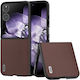 Genuine Book Piele / Plastic Maro (Xiaomi Mix Flip)