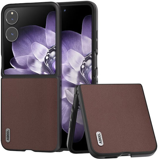 Genuine Book Piele / Plastic Maro (Xiaomi Mix Flip)