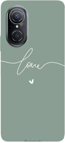 Huawei Nova 9 Se Love 5 Transparent Silicone TPU Case