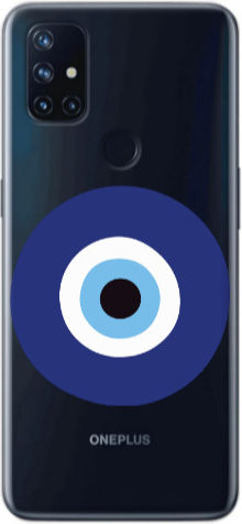 Oneplus Nord 10 Böser Blick Perlen Transparente Silikon TPU Hülle