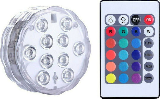 Unterwasser-Poollicht mit Fernbedienung, mehrfarbiges Licht Ps-107424