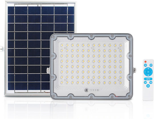 Evivak Ηλιακός Προβολέας LED 50W Ψυχρό Λευκό 6000K