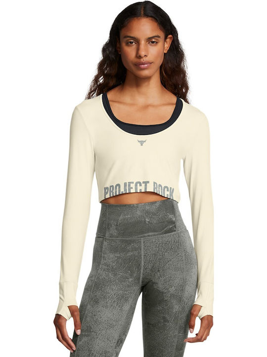 Under Armour Project Rock Bluse Silt/clay Green