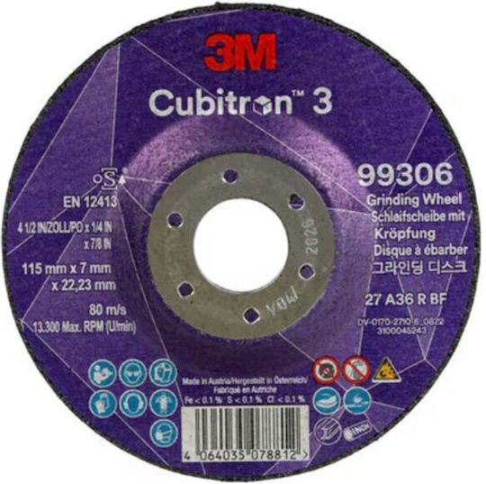 3M Cubitron 3 Grinding Disc 22.23mm