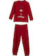Crazy Farm Kids' Pajamas Winter red