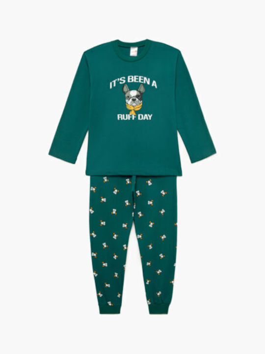 Minerva Kids Pyjamas Cotton Green 90 62305 843 Skroutz.eu